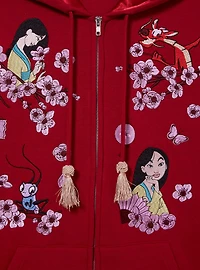 Disney Mulan Floral Zip Hoodie — BoxLunch Exclusive