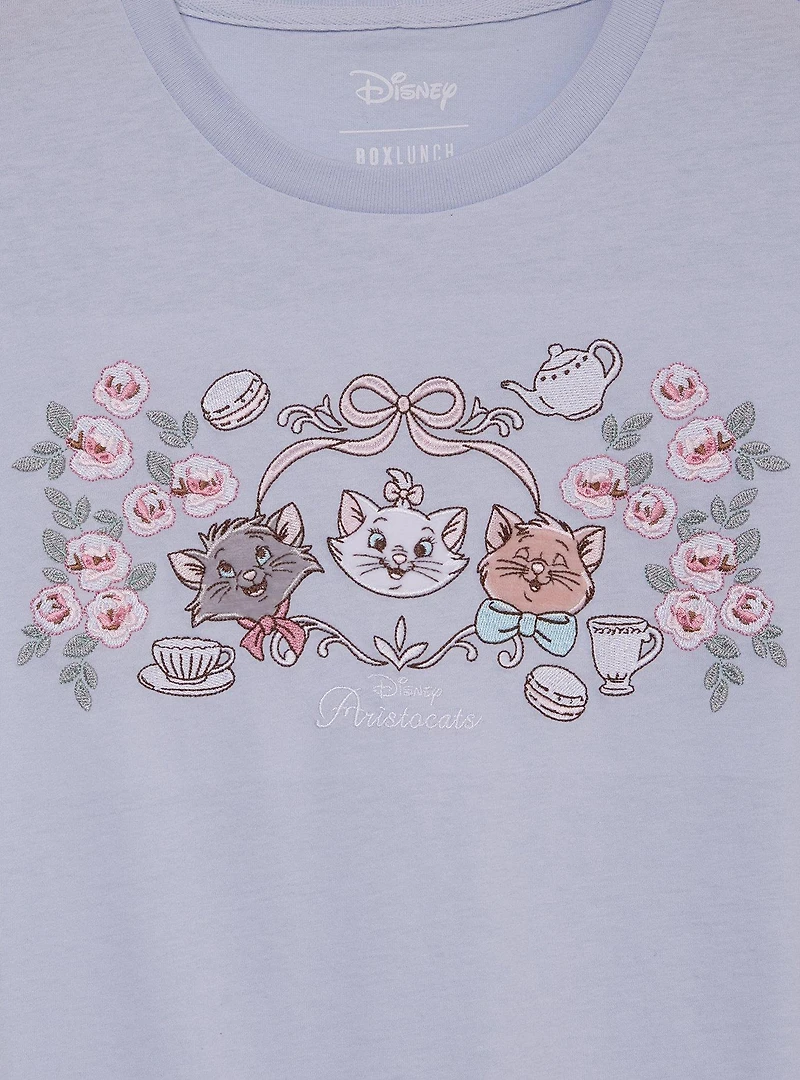 Disney The Aristocats Kittens Embroidered Women's T-Shirt - BoxLunch Exclusive