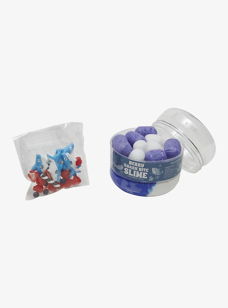 Berry Shark Bite Strawberry Scented Slime