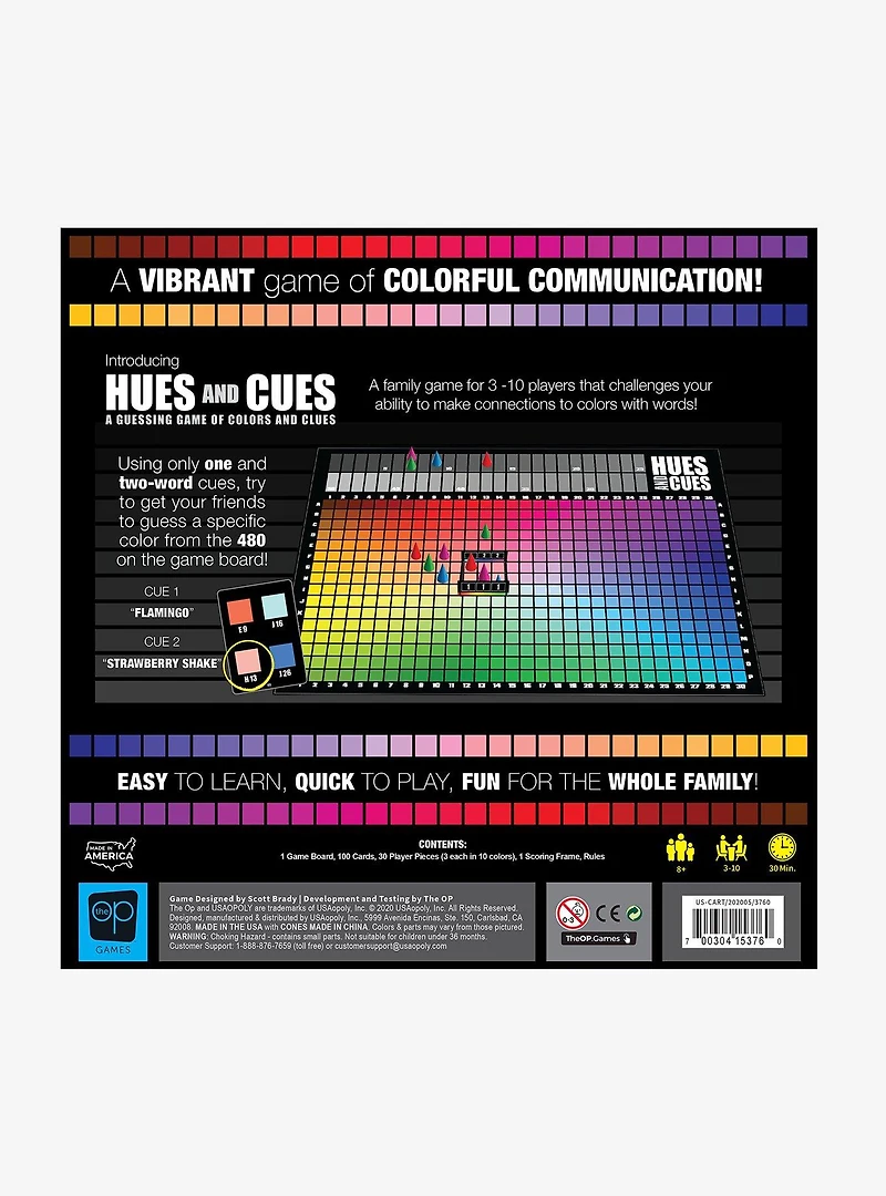 Hues and Cues Board Game