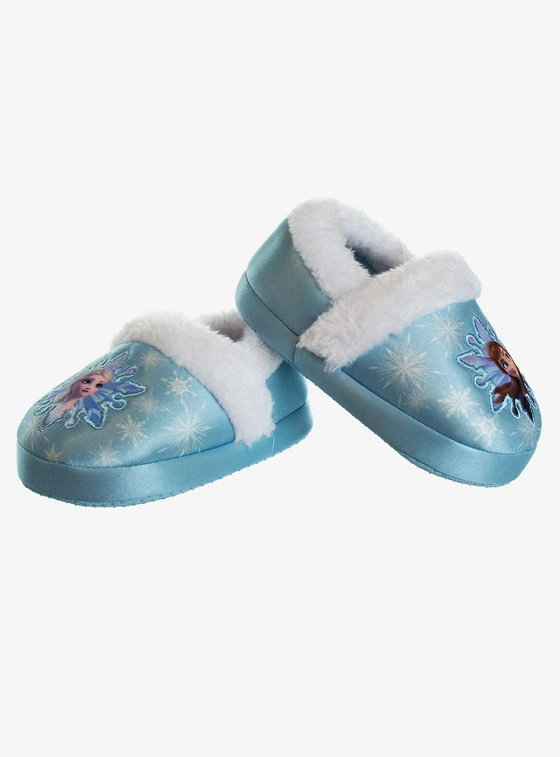 Disney Frozen Anna & Elsa Dual Sizes Youth Slippers