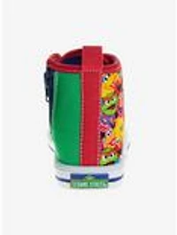 Sesame Street All Your Friends Hi-Top Youth Sneakers