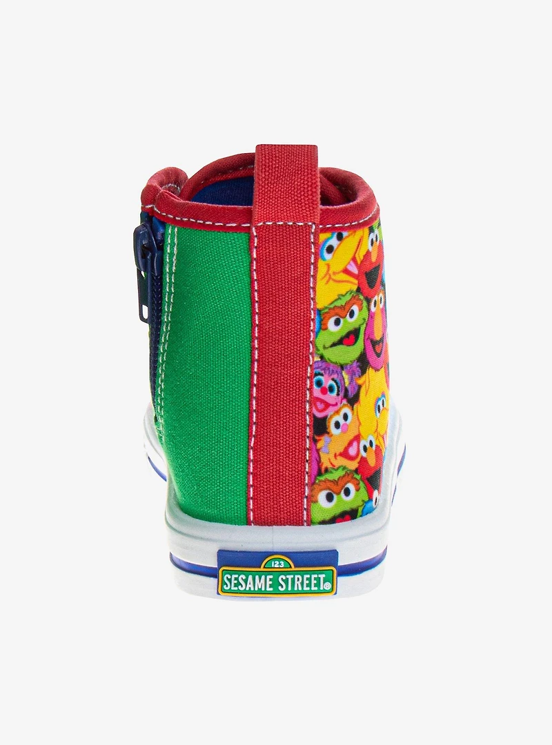 Sesame Street All Your Friends Hi-Top Youth Sneakers