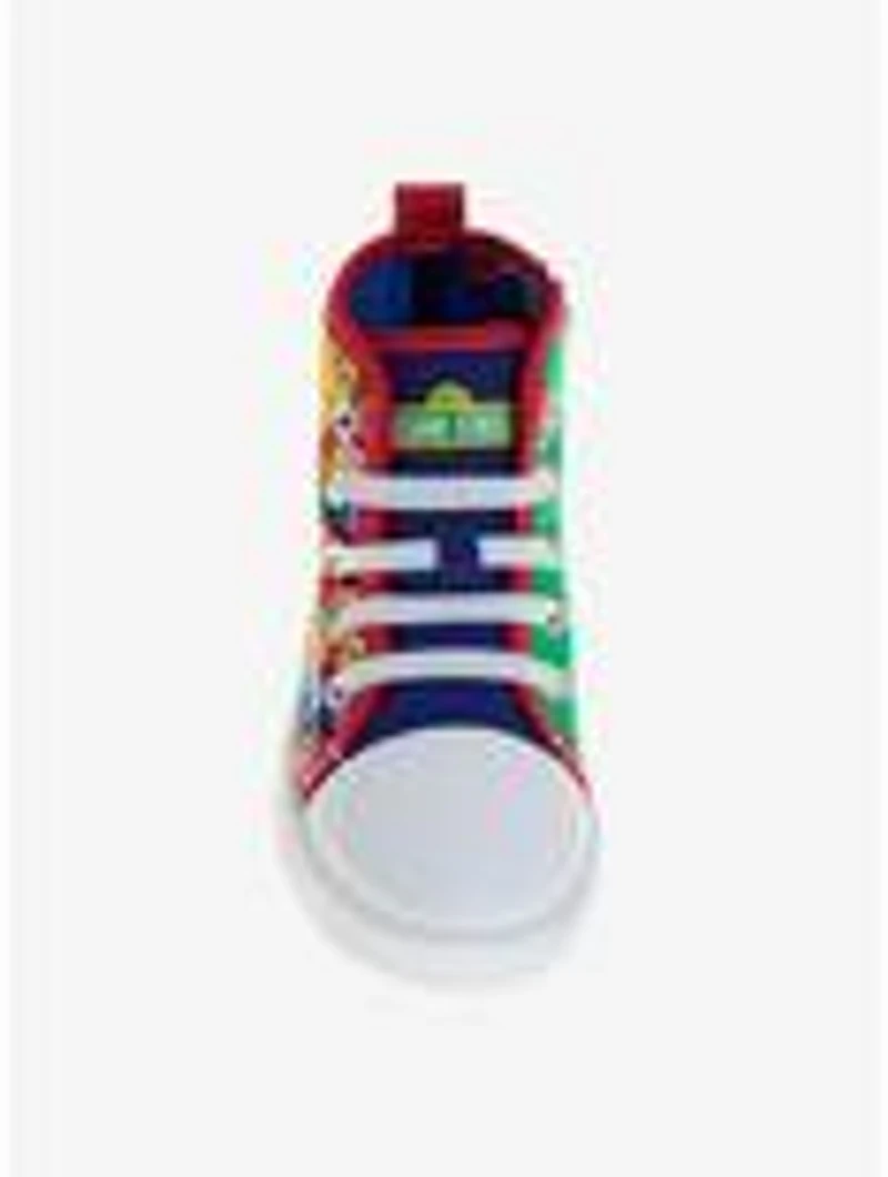 Sesame Street All Your Friends Hi-Top Youth Sneakers