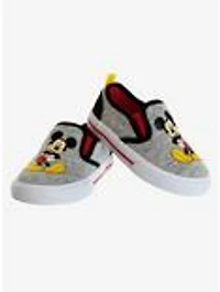 Disney Mickey Mouse Slip On Canvas Toddler Sneakers