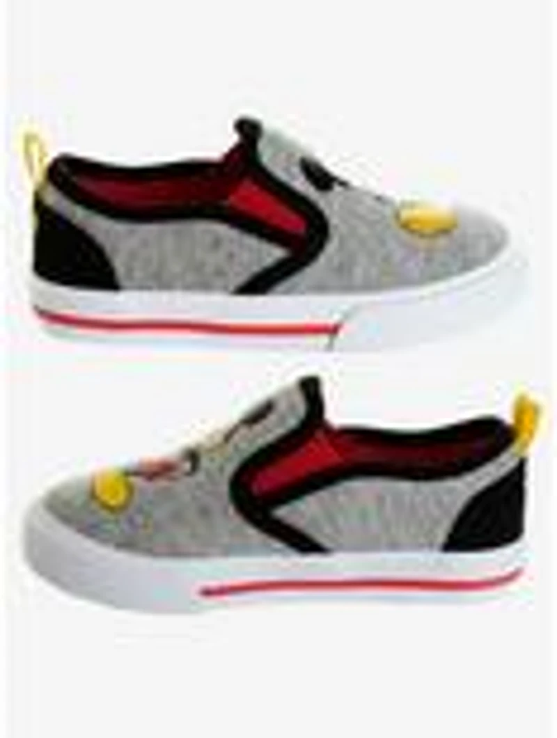 Disney Mickey Mouse Slip On Canvas Toddler Sneakers