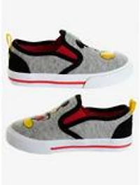Disney Mickey Mouse Slip On Canvas Toddler Sneakers