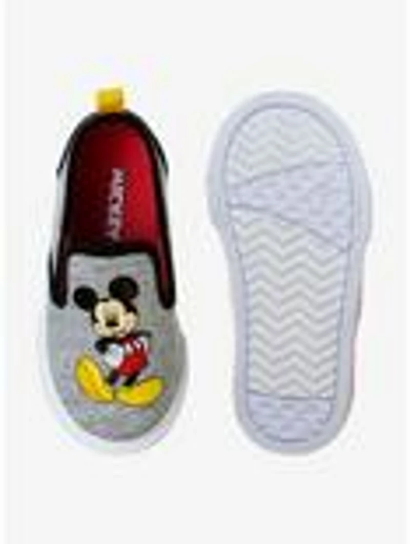 Disney Mickey Mouse Slip On Canvas Toddler Sneakers