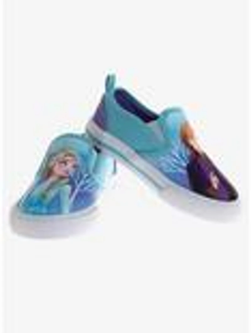 Disney Frozen Slip On Canvas Toddler Sneakers