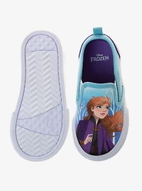 Disney Frozen Slip On Canvas Toddler Sneakers