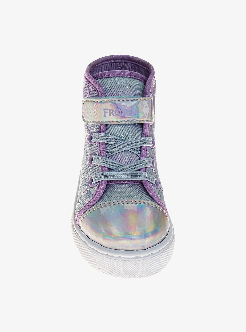 Disney Frozen Anna & Elsa High Top Toddler Sneakers