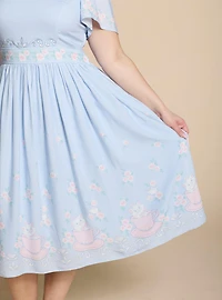 Disney The Aristocats Marie Embroidered Plus Midi Dress