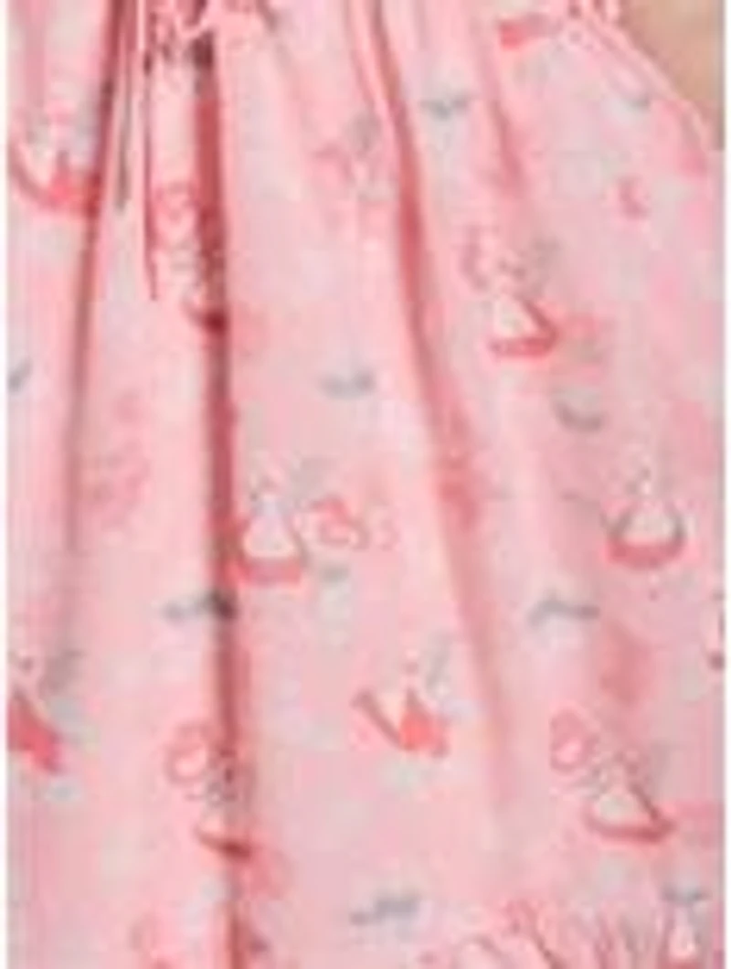 Disney Alice Wonderland Pink Cinched Smock Plus Dress