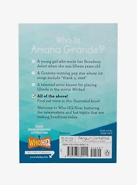 Who Is Ariana Grande? Picture Book