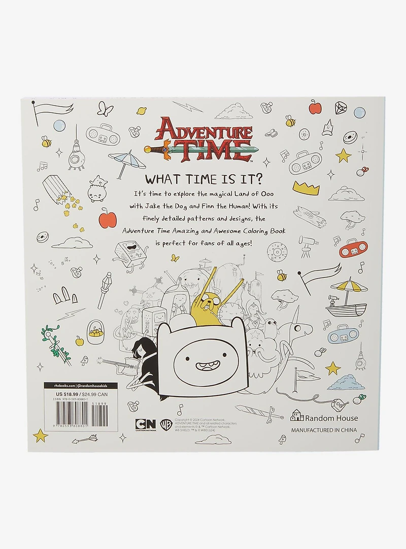 Adventure Time Amazing and Awesome Coloring Book