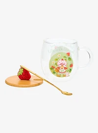 Strawberry Shortcake Glass Mug With Lid and Spoon — BoxLunch Exclusive