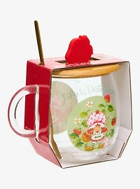Strawberry Shortcake Glass Mug With Lid and Spoon — BoxLunch Exclusive