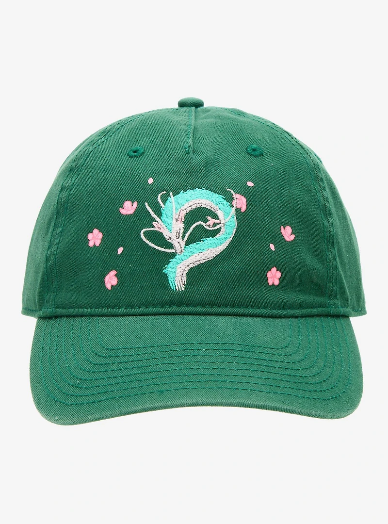 Studio Ghibli® Spirited Away Dragon Haku Cherry Blossom Ball Cap - BoxLunch Exclusive