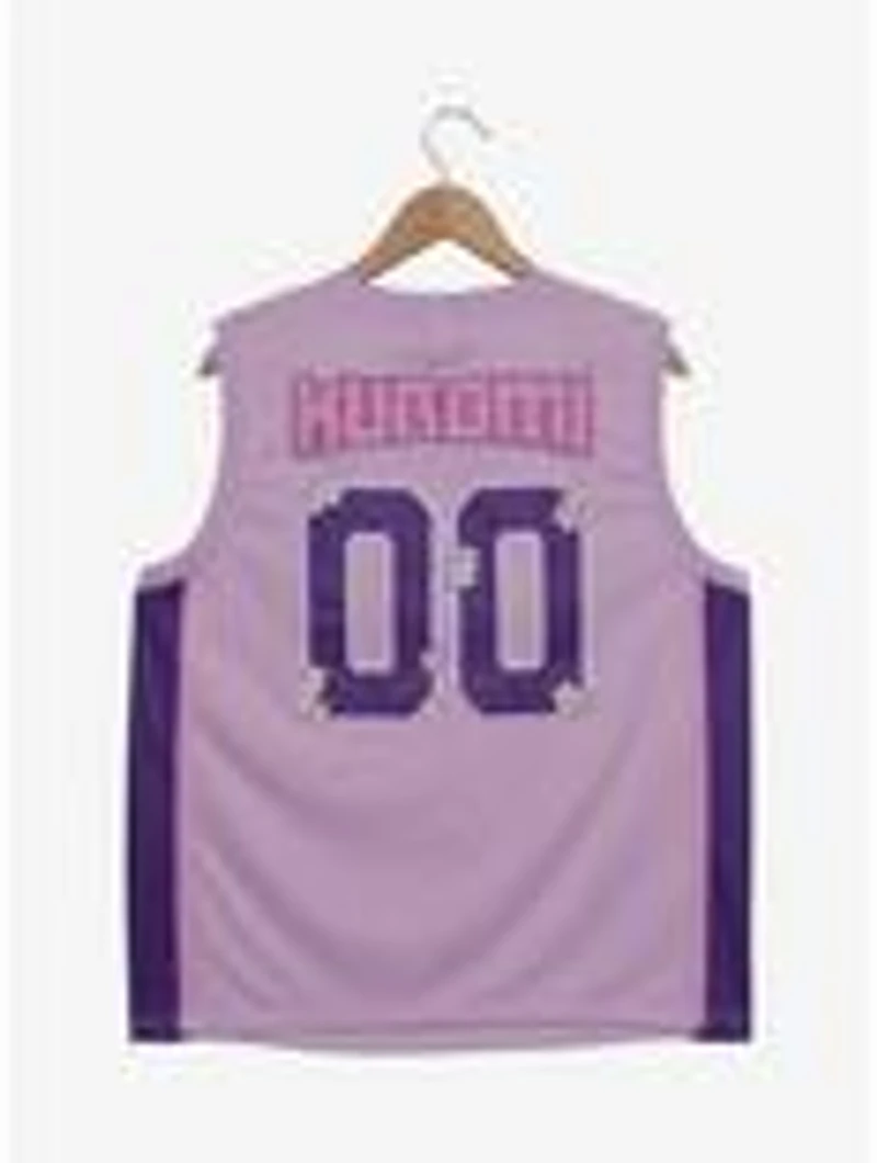 Sanrio Kuromi Embroidered Women's Plus Cropped Basketball Jersey — BoxLunch Exclusive