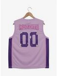 Sanrio Kuromi Embroidered Women's Plus Cropped Basketball Jersey — BoxLunch Exclusive