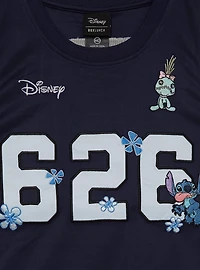 Disney Lilo & Stitch Floral Cropped Women's Basketball Jersey - BoxLunch Exclusive