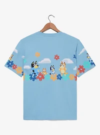 Bluey Heeler Family Floral Women's T-Shirt — BoxLunch Exclusive