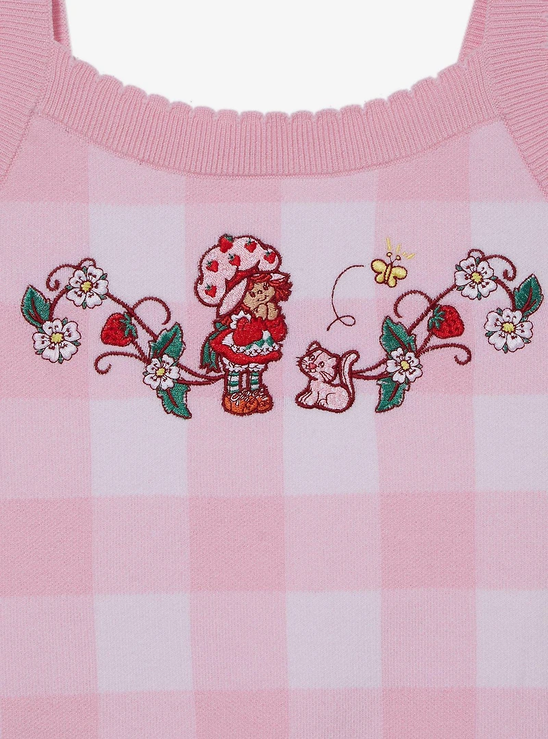Strawberry Shortcake Gingham Women's Knit Tank - BoxLunch Exclusive