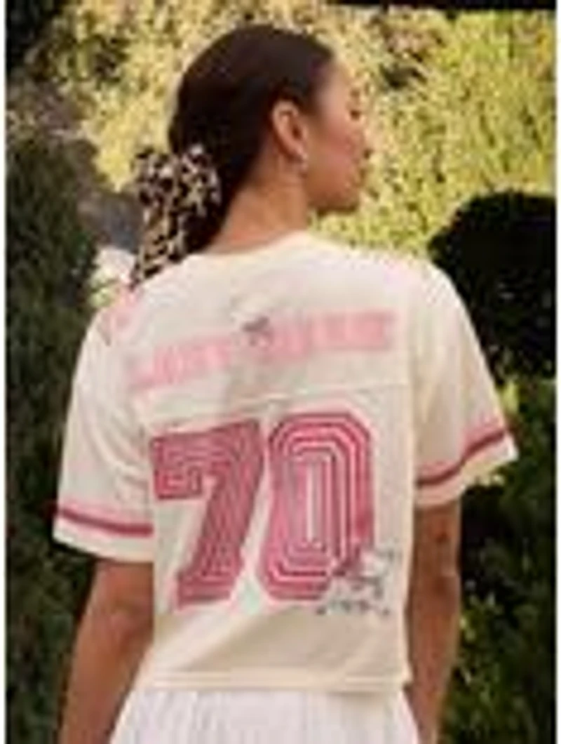 Disney The Aristocats Marie Women's Cropped Football Jersey - BoxLunch Exclusive