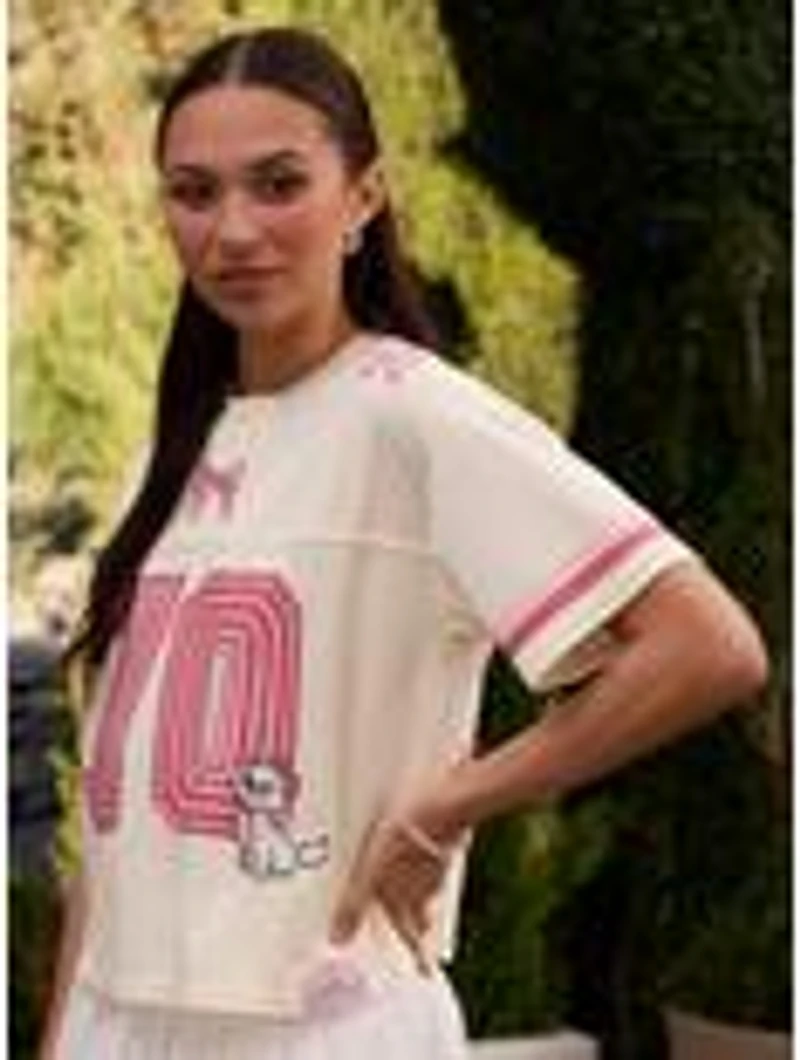 Disney The Aristocats Marie Women's Cropped Football Jersey - BoxLunch Exclusive