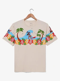 Disney Lilo & Stitch Surfing Scenic Women's T-Shirt — BoxLunch Exclusive