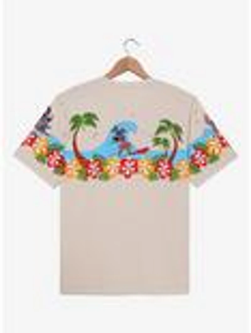 Disney Lilo & Stitch Surfing Scenic Women's T-Shirt — BoxLunch Exclusive