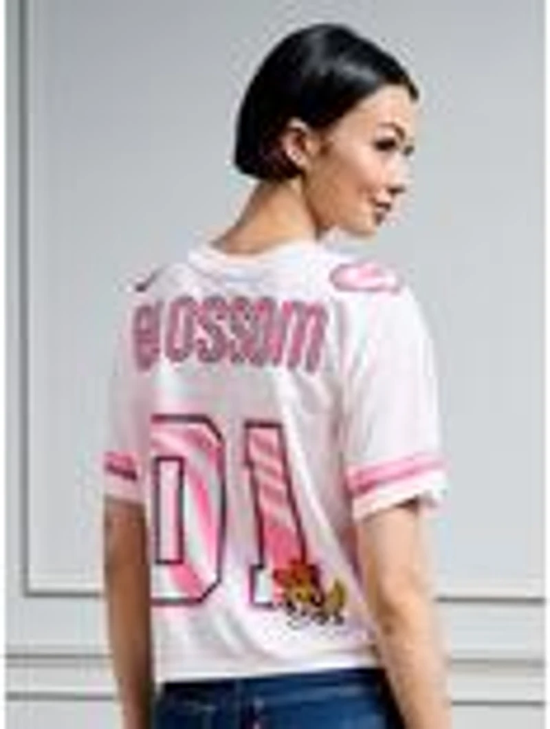 The Powerpuff Girls Blossom Cropped Women's Football Jersey — BoxLunch Exclusive
