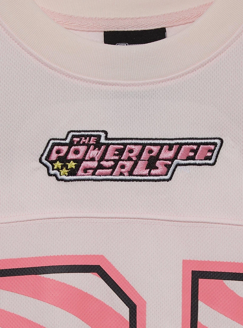 The Powerpuff Girls Blossom Cropped Women's Football Jersey — BoxLunch Exclusive