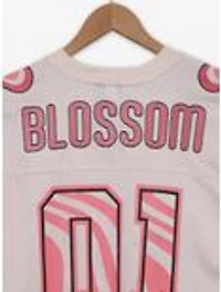 The Powerpuff Girls Blossom Cropped Women's Football Jersey — BoxLunch Exclusive