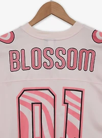 The Powerpuff Girls Blossom Cropped Women's Football Jersey — BoxLunch Exclusive