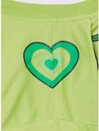 The Powerpuff Girls Buttercup Women's Cropped Plus Football Jersey — BoxLunch Exclusive