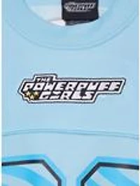 The Powerpuff Girls Bubbles Women's Cropped Football Jersey — BoxLunch Exclusive