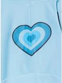 The Powerpuff Girls Bubbles Women's Plus Cropped Football Jersey — BoxLunch Exclusive