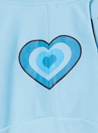 The Powerpuff Girls Bubbles Women's Plus Cropped Football Jersey — BoxLunch Exclusive