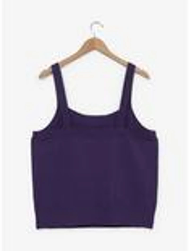 Harry Potter Deathly Hallows Floral Women's Plus Knit Tank - BoxLunch Exclusive