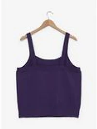 Harry Potter Deathly Hallows Floral Women's Plus Knit Tank - BoxLunch Exclusive