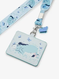 Disney Winnie the Pooh Eeyore Butterflies Allover Print Lanyard