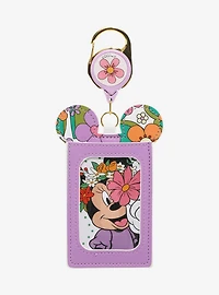 Disney Minnie Mouse Floral Retractable Lanyard