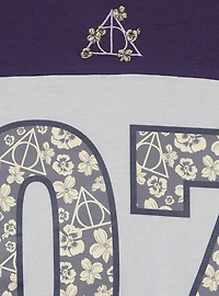 Harry Potter Deathly Hallows Women's Plus Long Sleeve Football T-Shirt — BoxLunch Exclusive
