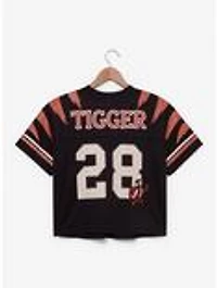 Disney Winnie the Pooh Tigger Striped Women's Cropped Football Jersey — BoxLunch Exclusive