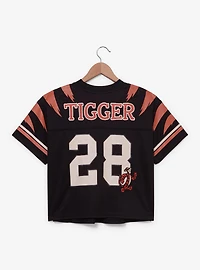 Disney Winnie the Pooh Tigger Striped Women's Cropped Football Jersey — BoxLunch Exclusive