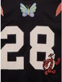 Disney Winnie the Pooh Tigger Striped Women's Cropped Football Jersey — BoxLunch Exclusive