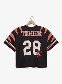 Disney Winnie the Pooh Tigger Striped Women's Plus Cropped Football Jersey — BoxLunch Exclusive