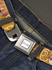 Fruits Basket Chibi Kyo Soma and Kimono Cat Youth Seatbelt Buckle Belt