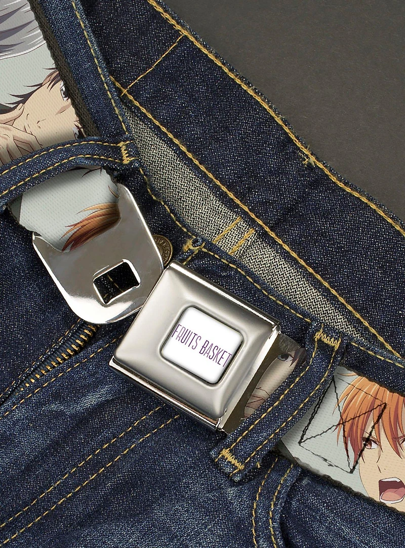 Fruits Basket Kyo Yuki Shigure Group Faces Youth Seatbelt Buckle Belt